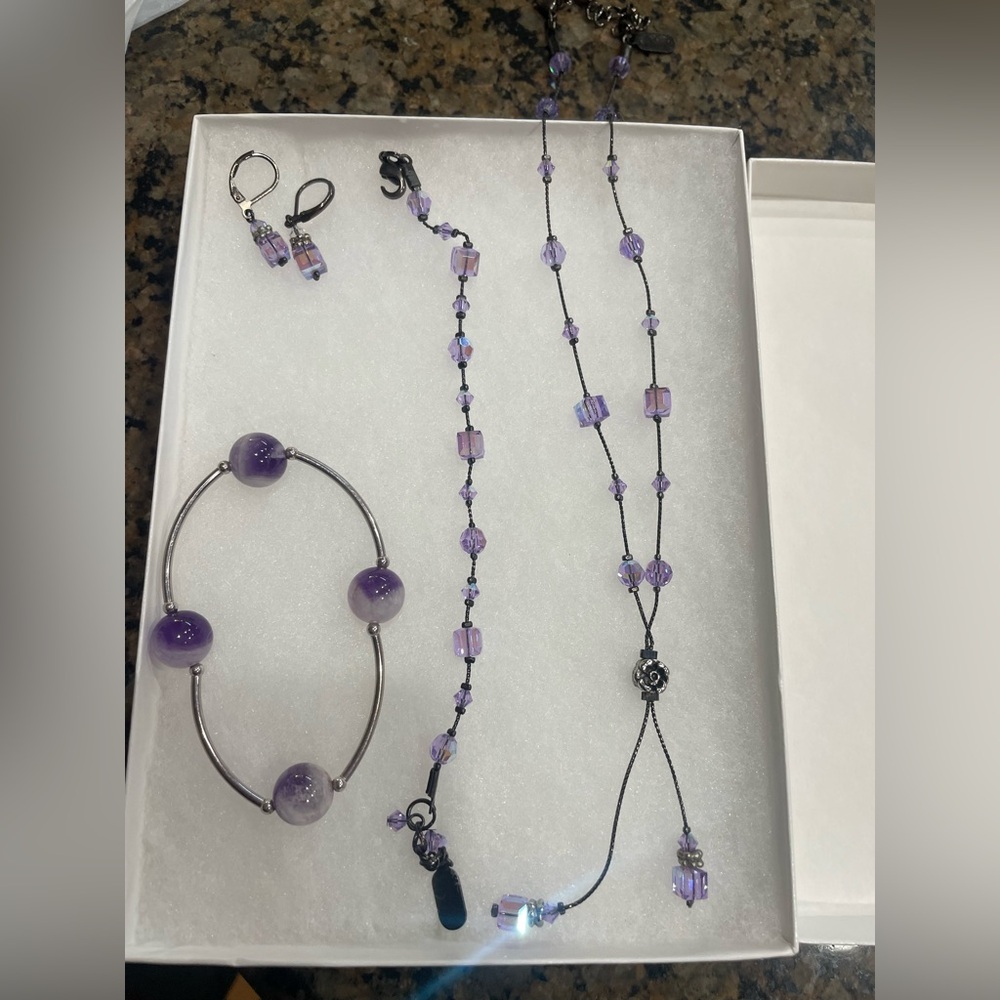 Jewelry set in box